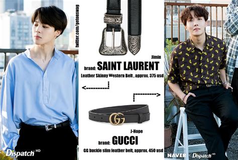 jimin ysl belt|BELTS .